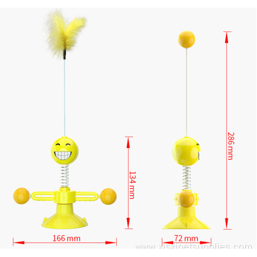 Interactive Toys with Suction Cup for Cat Playing